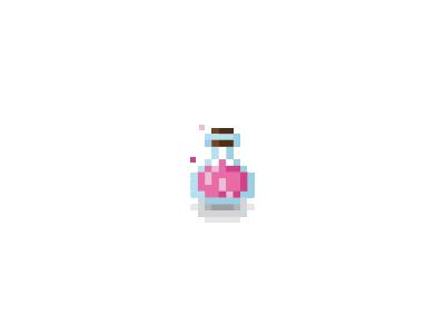 Animated 8 bit Love Potion 8 bit animated bottle love portion pxel