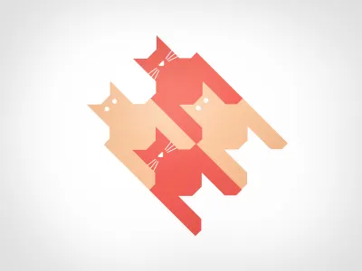 CatsTooth cats geometric houndstooth patterns whiskers