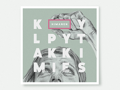 Himanen – Kylpytakkimies album cover drawing pencil typography