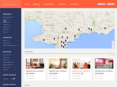 Real Estate App app desktop mobile real estate