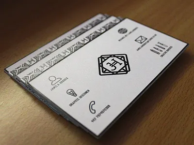 My Business Card black and white branding business card design graphic graphic design icons identity logo logo design personal print