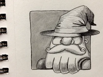 Gandalf the White beard character gandalf hat icon mustache tile wizard