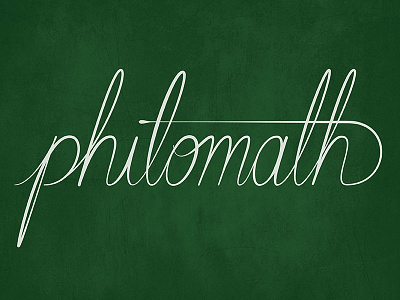 a lover of learning hand lettering lettering