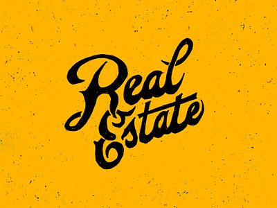 Keepin' It Real gig poster handmade lettering marker music real estate screen printing script texture