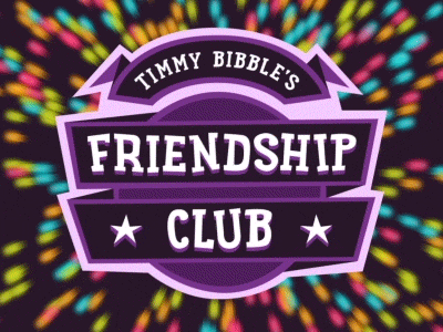 Timmy Bibble's Friendship Club - Steam Logo friendship club looping purple timmy bibble wiggle