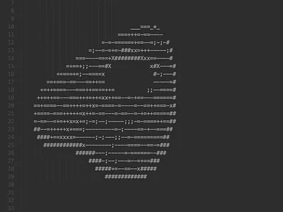 Ouijascii ascii code colophon css ouija sublime