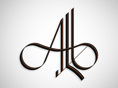 Alb Monogram lettering monogram typography