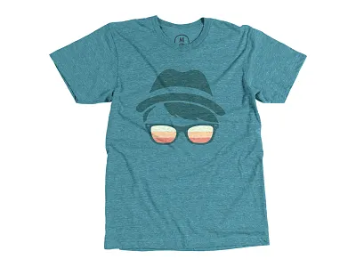 An Ode to Hipsters blue color cool cotton bureau cottongram design glasses hair hat hipster shirt