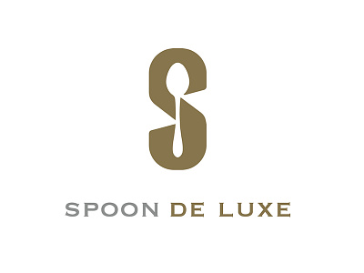 Spoon Deluxe logo logo logo design spoon