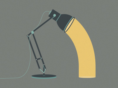 Lamp Small illustration lamp negativebear