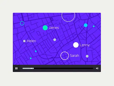 Diverse Community brand circle colour community identity map palette people player purple ring video