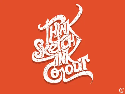 The Design Process design lettering sketch type typography vector