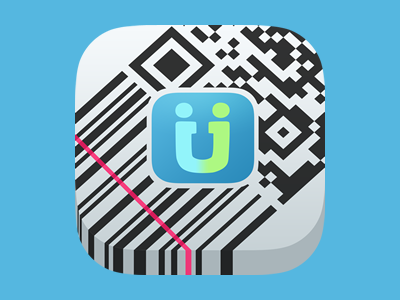 Uniiverse Ticket Manager App Icon app barcode icon ios mobile qr code