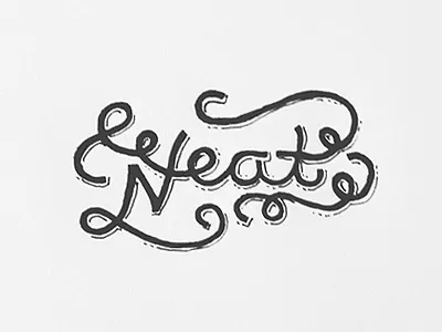 Neat! lettering neat