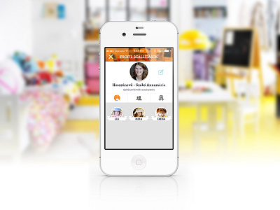 Cleepy Mockup Profile Child app child ios 7