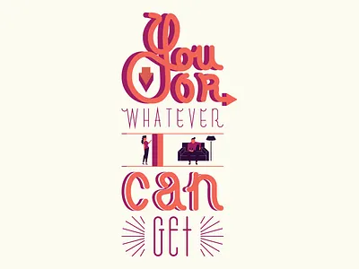 you or whatever i can get illustration type vector