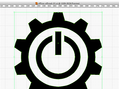 Offline/Offroad cog logo mtb offline power svg