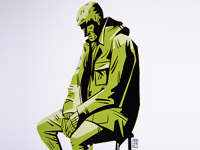 Everyday Robots album art blur cover damonalbarn foxhide illustration