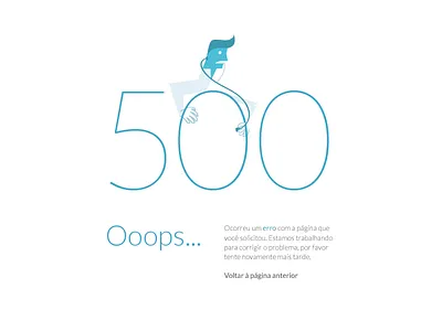 Page 500 500 app blue design flat ilustration look portugal scytale ui vector