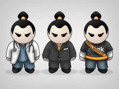 Basho Mascot basho brand illustrator mascot nosql