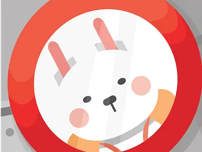 Space Adventures Rabbit drawing game illustration ios rabbit rocket space space adventures