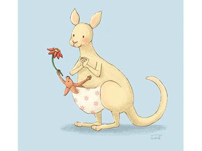 Happy Mother's Day kangaroo love mom mother mothers day