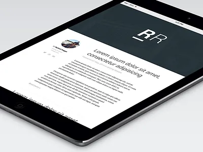 Ghost CMS Blog Theme blog blog theme clean ghost cms minimalistic responsive