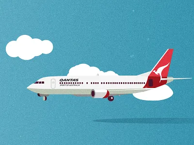 Sydney Map airplane icon illustration map texture