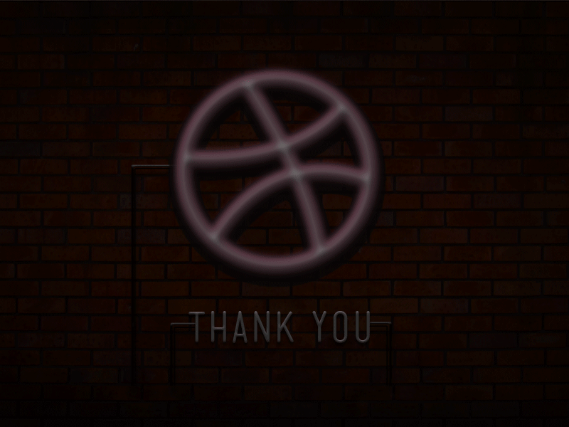 Thank you gif neon thank you