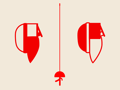 Fencing Icons epee fencing icons mask sport vector
