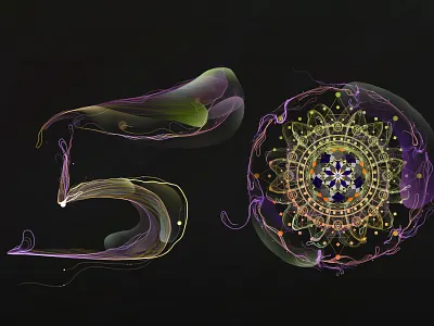 500 500 abstract geometric numbers organic typo