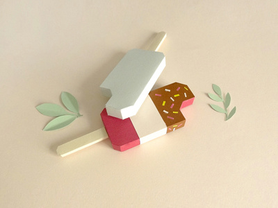 Icecream icecream paper paperart summer