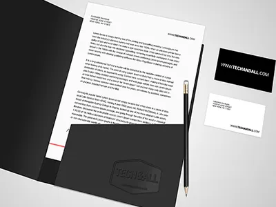 Open Folder Mock up branding branding identity mockup business card download psd freebie freebies mockup psd stationery