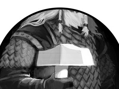 Mjölnir digital etching illustration mjölnir mythology norse viking