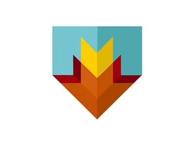 M Shield arrow leaves m shield