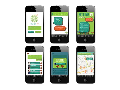 Find Your Fit app brand fitness graphic design human centered design interaction ui ux