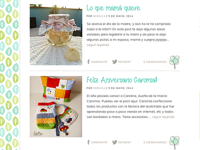 Posts listing blog design fun peru post web design wordpress