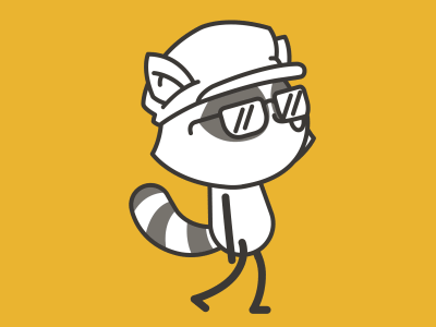 Raccoon strut animation cycle raccoon strut walk