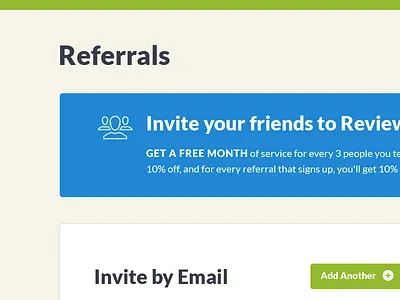 Invite your friends app lato ui web app