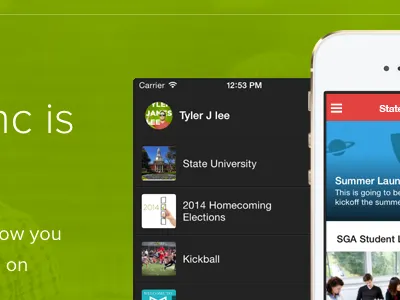 The app is coming ios landing page orgsync