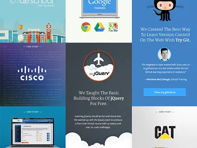 Grid of Boxes box grid portfolio work
