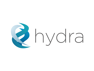 Hydra logo blue hydra logo water