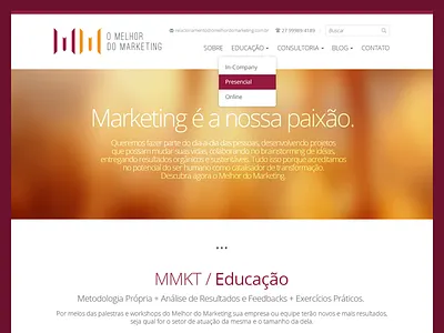 MMKT Blog agency blog design marketing mkt one page ux