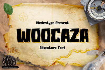 Woocaza – Kids Adventure Font adventure branding cartoon children design display font font gaming kids movie playful poster youtube