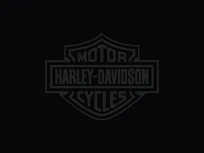 Harley-Davidson apparel black on black branding design distressed graphic harley davidson hd hdmc illustration t shirt tonal vector