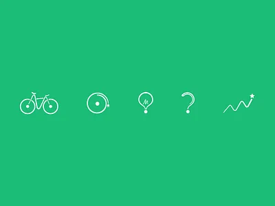 Velomocion Icons bike cyclist fluid path set