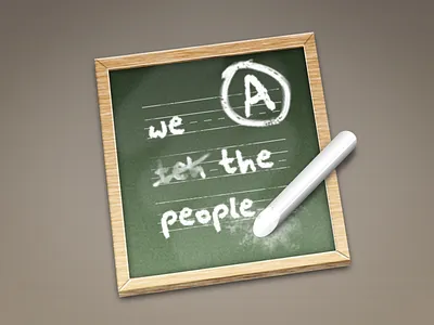 Amendment Icon 2006 amendment board chalk icon mac spell check spelling wood