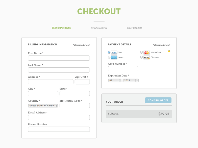 Checkout Flow checkout flow money payment ui ux