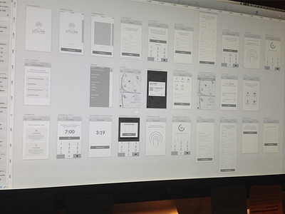 iOS Wireframes app ios mobile sketch ui design ux wireframes