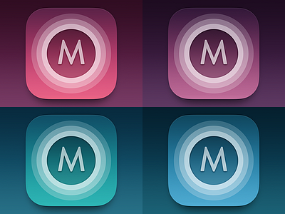 Icon for «M» app app icon icons ios ipad iphone